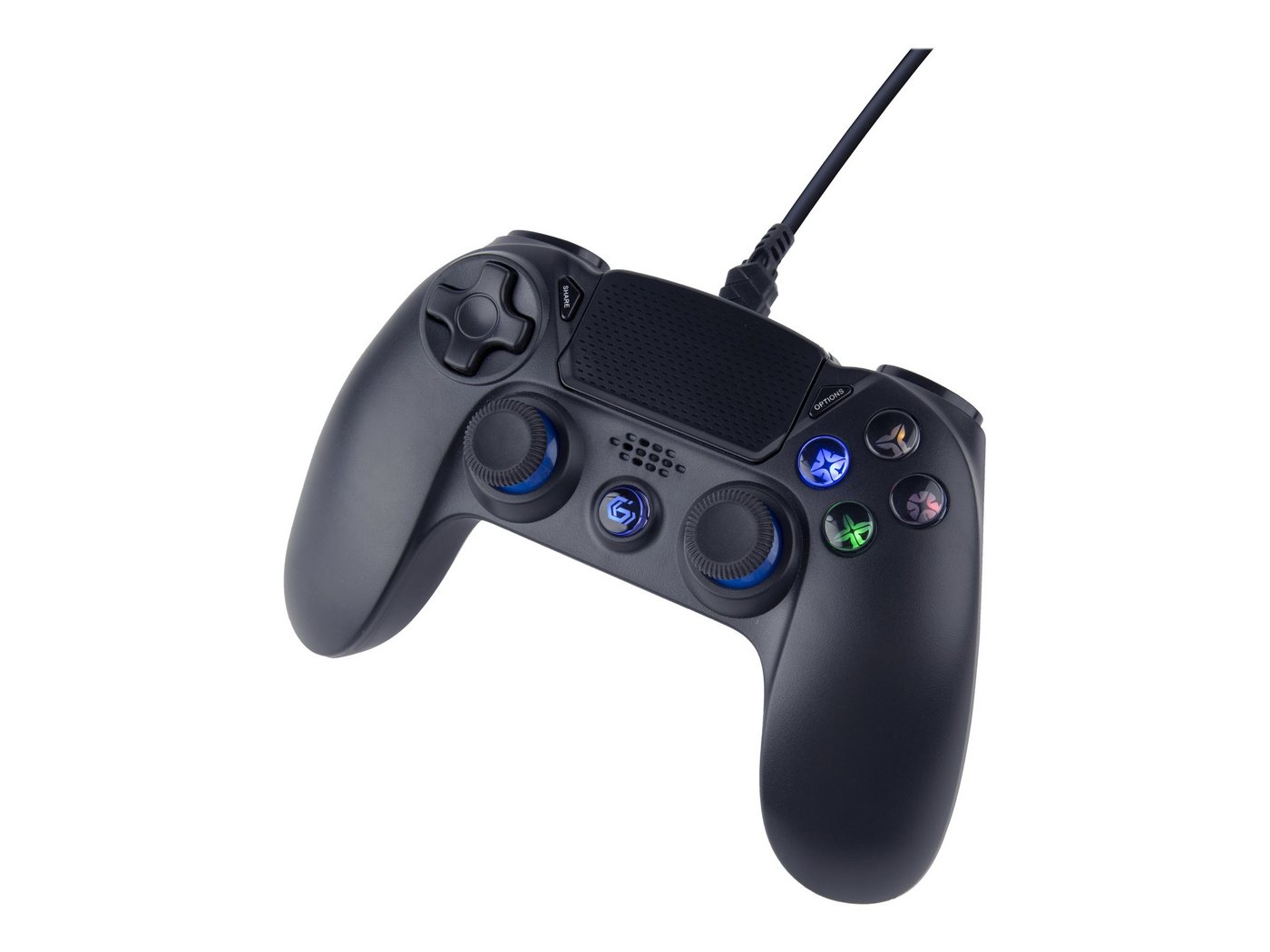 Gembird GEMBIRD Vibrations-Controller für PS4/PC, Kabelgebunden-USB Gamepad von Gembird