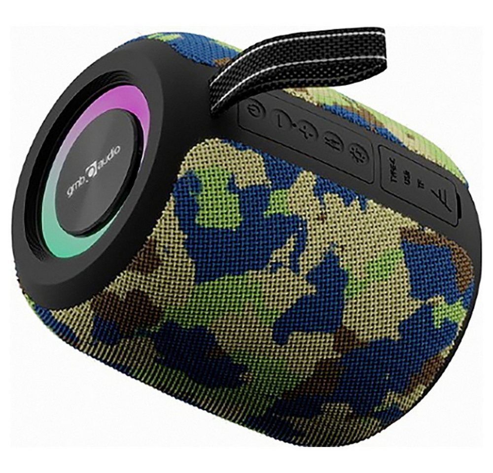 Gembird Gembird SPK-BT-LED-05-CM Bluetooth® Lautsprecher Camouflage Smart Speaker von Gembird