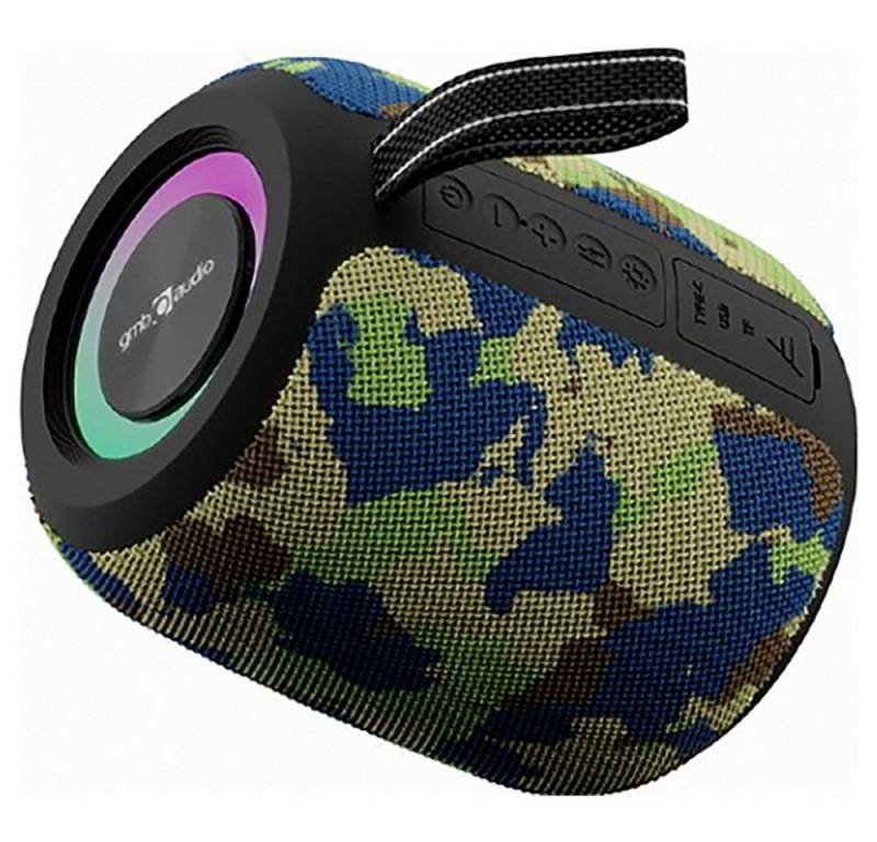 Gembird Gembird SPK-BT-LED-05-CM Bluetooth® Lautsprecher Camouflage Smart Speaker von Gembird