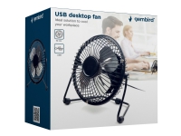 Gembird NF-03, Schwarz, Tisch, 10,2 cm, 10,2 cm (4 Zoll), 1 m, CE von Gembird