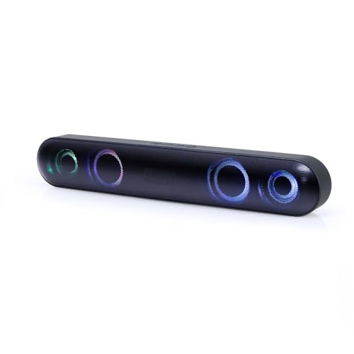Gembird SPKBT-BAR400L Tragbarer Bluetooth-Lautsprecher, Schwarz Gembird SPKBT-BAR400L Tragbarer Bluetooth-Lautsprecher, Schwarz von Gembird