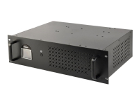Gembird UPS-RACK-1500 - USV (Rack-Version) - AC 220 V - 1500 VA 8 At - USB - Ausgangsanschlüsse: 3 - 3.4U von Gembird