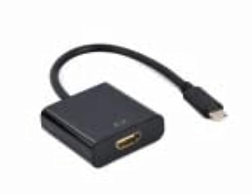 Gembird USB-Adapterkabel Typ-C auf HDMI, 4 K, 60 Hz, 15 cm, Schwarz von Gembird
