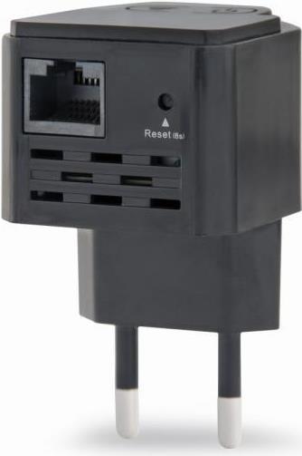 Gembird WNP-RP300-03-BK Bridge & Repeater Netzwerk-Repeater 300 Mbit/s Schwarz (WNP-RP300-03-BK) von Gembird
