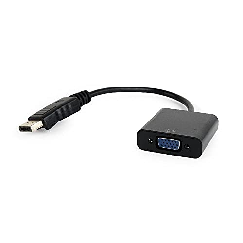 Gembird a-dpm-vgaf-02 DisplayPort VGA Adapter schwarz Adapter Kabel – für Kabel (DisplayPort, VGA, schwarz) von Gembird