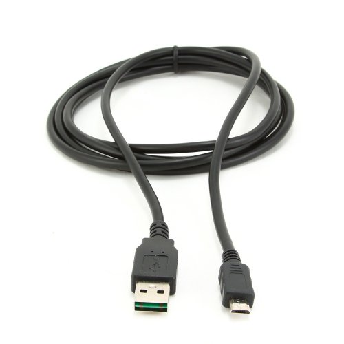 Gembird cc-musb2d-1 m – USB Kabel (USB A, Micro-USB A, männlich/männlich, Gold, Schwarz) von Gembird