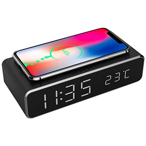Mobile Charger WRL w/Dig Alarm/Clock DAC-WPC-01 Gembird von Gembird