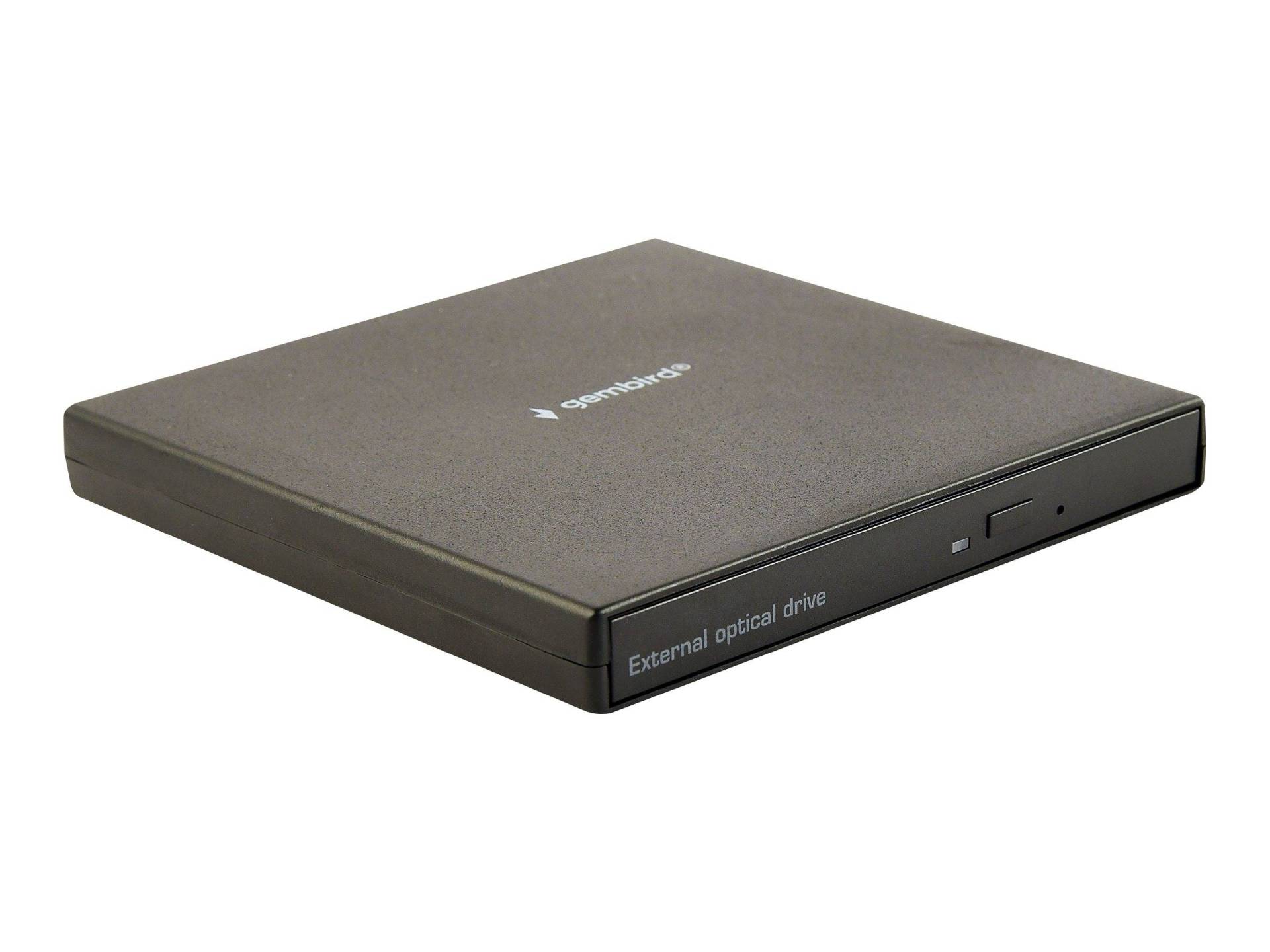gembird DVW EXT SLIM DVD-USB-04 black USB2.0 DVD8x CD24x gembird DVW EXT SLIM DVD-USB-04 black USB2.0 DVD8x CD24x von Gembird