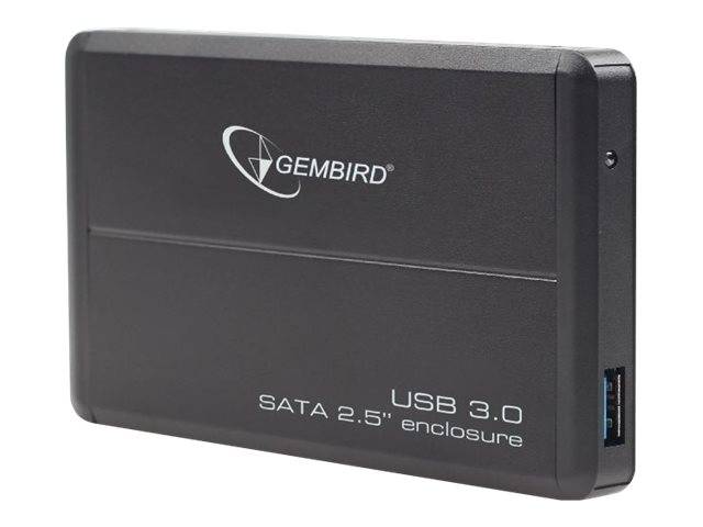 gembird Festplatten Gehäuse USB3.0 2.5 schwarz alu von Gembird