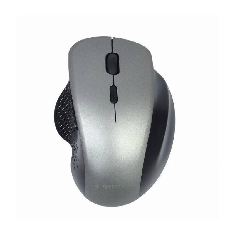 gembird Maus OPT WIRELESS 6 Tasten USB Nano-Empf. schw./grey von Gembird