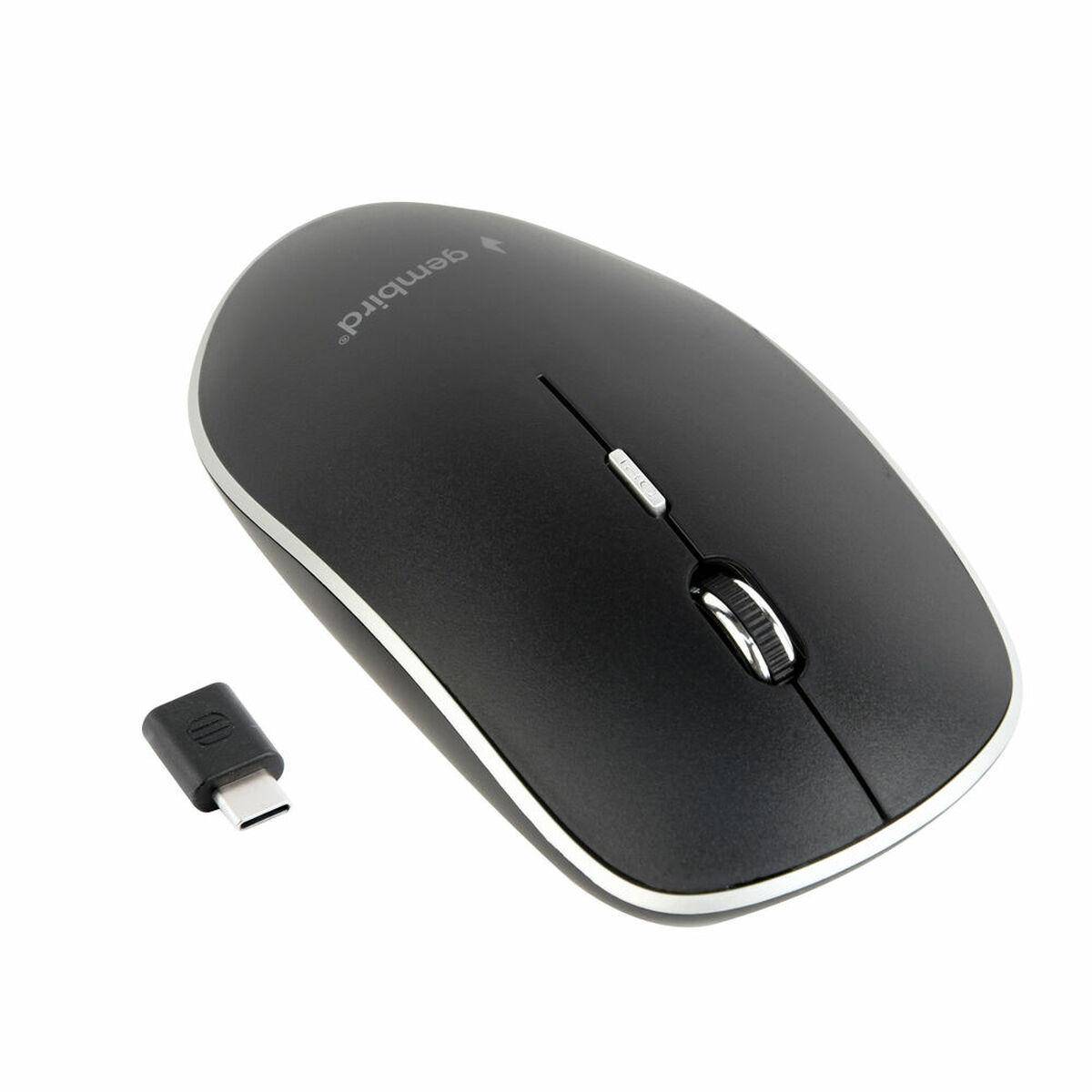 gembird Maus OPT WIRELESS Silent 4 Tasten Typ-C-Empfänger gembird Maus OPT WIRELESS Silent 4 Tasten Typ-C-Empfänger von Gembird