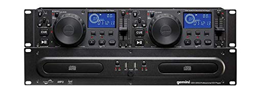 Gemini CDX Series CDX-2250i Professional Audio DJ Equipment Multimedia CD Media Player with Audio CD, CD-R, and MP3 Compatible with USB Input,Multicolored von Gemini Sound