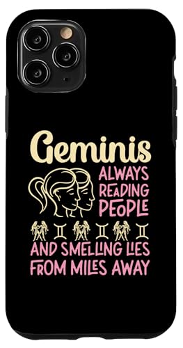 Gemini Sternzeichen: Always Reading People And Smelling Lies Hülle für iPhone 11 Pro Gemini Sternzeichen: Always Reading People And Smelling Lies Hülle für iPhone 11 Pro von Gemini Zodiac Sign Designs For Women