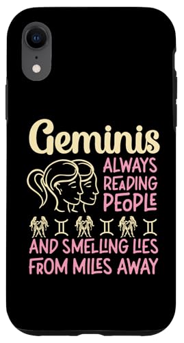Gemini Sternzeichen: Always Reading People And Smelling Lies Hülle für iPhone XR Gemini Sternzeichen: Always Reading People And Smelling Lies Hülle für iPhone XR von Gemini Zodiac Sign Designs For Women