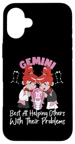 Gemini Sternzeichen: Best At Helping Others With Their Problems Hülle für iPhone 16 Plus Gemini Sternzeichen: Best At Helping Others With Their Problems Hülle für iPhone 16 Plus von Gemini Zodiac Sign Designs For Women