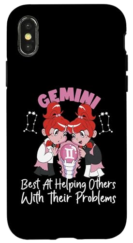 Gemini Sternzeichen: Best At Helping Others With Their Problems Hülle für iPhone X/XS Gemini Sternzeichen: Best At Helping Others With Their Problems Hülle für iPhone X/XS von Gemini Zodiac Sign Designs For Women