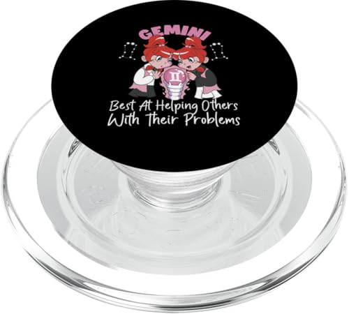 Gemini Sternzeichen: Best At Helping Others With Their Problems PopSockets PopGrip für MagSafe Gemini Sternzeichen: Best At Helping Others With Their Problems PopSockets PopGrip für MagSafe von Gemini Zodiac Sign Designs For Women