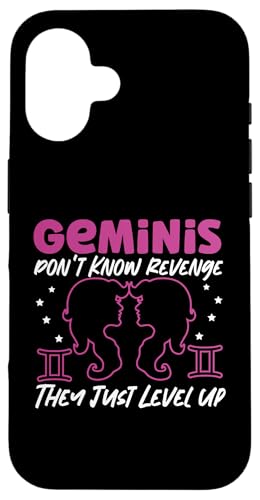 Gemini Sternzeichen: Don't Know Revenge - They Just Level Up Hülle für iPhone 16 Gemini Sternzeichen: Don't Know Revenge - They Just Level Up Hülle für iPhone 16 von Gemini Zodiac Sign Designs For Women