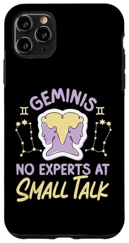 Gemini Sternzeichen: Zwillinge – keine Experten bei Small Talk Hülle für iPhone 11 Pro Max Gemini Sternzeichen: Zwillinge – keine Experten bei Small Talk Hülle für iPhone 11 Pro Max von Gemini Zodiac Sign Designs For Women