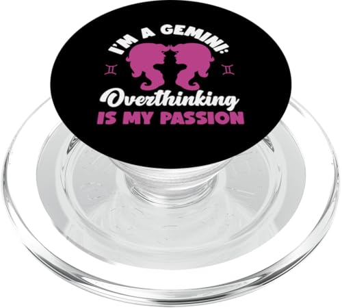 Gemini Zodiac: Ich bin ein Zwilling: Überdenken ist meine Leidenschaft PopSockets PopGrip für MagSafe Gemini Zodiac: Ich bin ein Zwilling: Überdenken ist meine Leidenschaft PopSockets PopGrip für MagSafe von Gemini Zodiac Sign Designs For Women