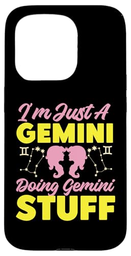 Gemini Zodiac: Ich bin nur ein Zwilling, der Gemini-Sachen macht Hülle für iPhone 15 Pro Gemini Zodiac: Ich bin nur ein Zwilling, der Gemini-Sachen macht Hülle für iPhone 15 Pro von Gemini Zodiac Sign Designs For Women