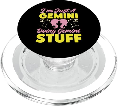 Gemini Zodiac: Ich bin nur ein Zwilling, der Gemini-Sachen macht PopSockets PopGrip für MagSafe Gemini Zodiac: Ich bin nur ein Zwilling, der Gemini-Sachen macht PopSockets PopGrip für MagSafe von Gemini Zodiac Sign Designs For Women