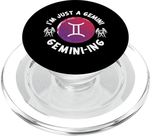 Gemini Zodiac: Ich bin nur ein Zwillingszwilling PopSockets PopGrip für MagSafe Gemini Zodiac: Ich bin nur ein Zwillingszwilling PopSockets PopGrip für MagSafe von Gemini Zodiac Sign Designs For Women