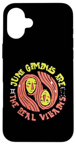 Zwillinge: Juni Geminis sind die echten Bösewichte Hülle für iPhone 16 Plus Zwillinge: Juni Geminis sind die echten Bösewichte Hülle für iPhone 16 Plus von Gemini Zodiac Sign Designs For Women