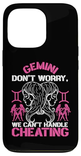 Zwillings-Sternzeichen: Don't Worry, We Can't Handle Cheating Hülle für iPhone 13 Pro Zwillings-Sternzeichen: Don't Worry, We Can't Handle Cheating Hülle für iPhone 13 Pro von Gemini Zodiac Sign Designs For Women