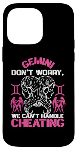 Zwillings-Sternzeichen: Don't Worry, We Can't Handle Cheating Hülle für iPhone 14 Pro Max Zwillings-Sternzeichen: Don't Worry, We Can't Handle Cheating Hülle für iPhone 14 Pro Max von Gemini Zodiac Sign Designs For Women