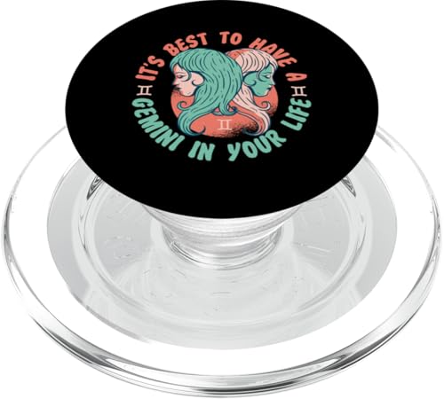 Zwillings-Sternzeichen: Es ist am besten, einen Zwillinge in Ihrem Leben zu haben PopSockets PopGrip für MagSafe Zwillings-Sternzeichen: Es ist am besten, einen Zwillinge in Ihrem Leben zu haben PopSockets PopGrip für MagSafe von Gemini Zodiac Sign Designs For Women
