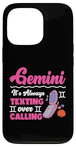 Zwillings-Sternzeichen: It's Always Texting Over Calling Hülle für iPhone 13 Pro Zwillings-Sternzeichen: It's Always Texting Over Calling Hülle für iPhone 13 Pro von Gemini Zodiac Sign Designs For Women
