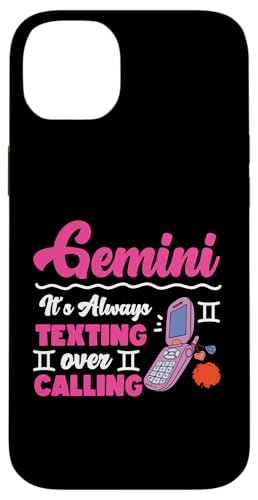 Zwillings-Sternzeichen: It's Always Texting Over Calling Hülle für iPhone 14 Plus Zwillings-Sternzeichen: It's Always Texting Over Calling Hülle für iPhone 14 Plus von Gemini Zodiac Sign Designs For Women