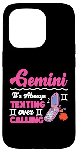 Zwillings-Sternzeichen: It's Always Texting Over Calling Hülle für iPhone 15 Pro Zwillings-Sternzeichen: It's Always Texting Over Calling Hülle für iPhone 15 Pro von Gemini Zodiac Sign Designs For Women