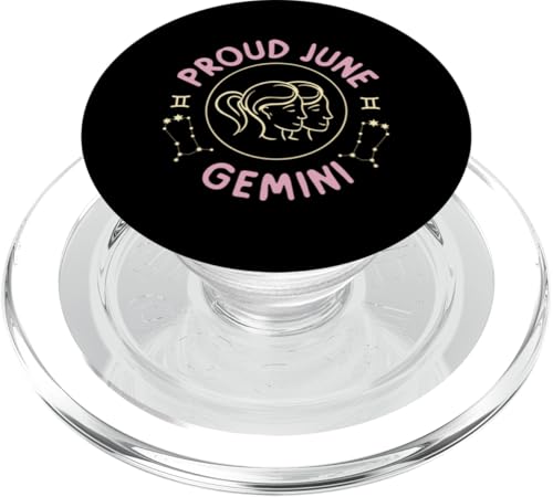 Zwillings-Sternzeichen: Proud June Gemini PopSockets PopGrip für MagSafe Zwillings-Sternzeichen: Proud June Gemini PopSockets PopGrip für MagSafe von Gemini Zodiac Sign Designs For Women