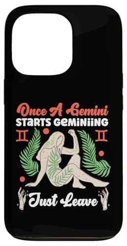 Zwillings-Sternzeichen: Sobald ein Zwilling beginnt, lassen Sie einfach los Hülle für iPhone 13 Pro Zwillings-Sternzeichen: Sobald ein Zwilling beginnt, lassen Sie einfach los Hülle für iPhone 13 Pro von Gemini Zodiac Sign Designs For Women