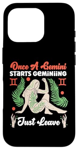 Zwillings-Sternzeichen: Sobald ein Zwilling beginnt, lassen Sie einfach los Hülle für iPhone 16 Pro Zwillings-Sternzeichen: Sobald ein Zwilling beginnt, lassen Sie einfach los Hülle für iPhone 16 Pro von Gemini Zodiac Sign Designs For Women