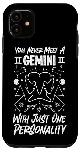 Zwillings-Sternzeichen: Treffen Sie nie einen Zwilling mit nur einer Persönlichkeit Hülle für iPhone 11 Zwillings-Sternzeichen: Treffen Sie nie einen Zwilling mit nur einer Persönlichkeit Hülle für iPhone 11 von Gemini Zodiac Sign Designs For Women
