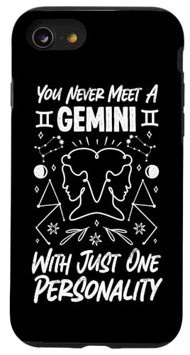 Zwillings-Sternzeichen: Treffen Sie nie einen Zwilling mit nur einer Persönlichkeit Hülle für iPhone SE (2020) / 7 / 8 von Gemini Zodiac Sign Designs For Women