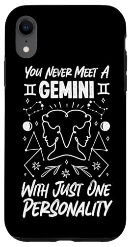 Zwillings-Sternzeichen: Treffen Sie nie einen Zwilling mit nur einer Persönlichkeit Hülle für iPhone XR Zwillings-Sternzeichen: Treffen Sie nie einen Zwilling mit nur einer Persönlichkeit Hülle für iPhone XR von Gemini Zodiac Sign Designs For Women