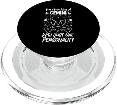Zwillings-Sternzeichen: Treffen Sie nie einen Zwilling mit nur einer Persönlichkeit PopSockets PopGrip für MagSafe von Gemini Zodiac Sign Designs For Women