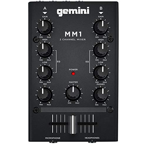 Gemini MM-1 - Mini 2 Kanal DJ Mixer von Gemini
