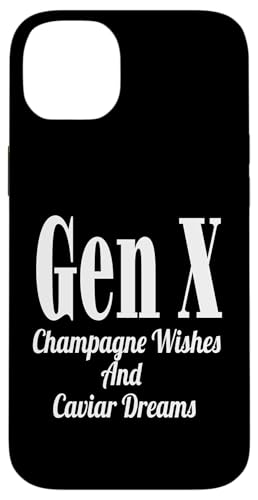 Gen X Champagne Wishes And Caviar Dreams Humor Lustiger Spruch Hülle für iPhone 14 Plus Gen X Champagne Wishes And Caviar Dreams Humor Lustiger Spruch Hülle für iPhone 14 Plus von GenX Humor