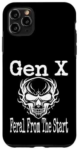 Gen X Feral From The Start Humor Lustiger Spruch Generation X Hülle für iPhone 11 Pro Max Gen X Feral From The Start Humor Lustiger Spruch Generation X Hülle für iPhone 11 Pro Max von GenX Humor