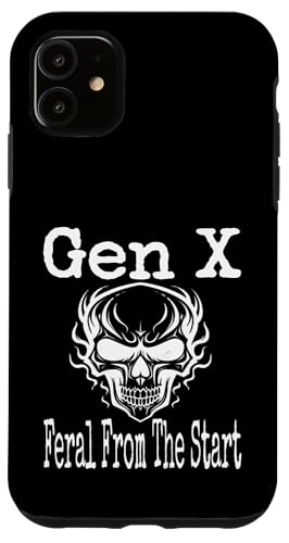 Gen X Feral From The Start Humor Lustiger Spruch Generation X Hülle für iPhone 11 Gen X Feral From The Start Humor Lustiger Spruch Generation X Hülle für iPhone 11 von GenX Humor