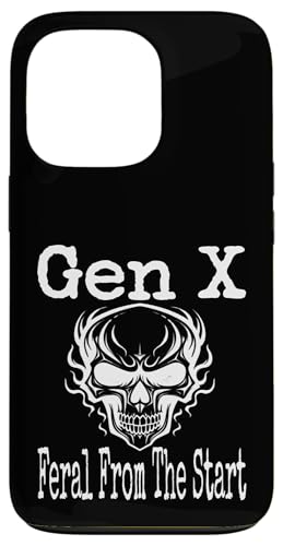Gen X Feral From The Start Humor Lustiger Spruch Generation X Hülle für iPhone 13 Pro Gen X Feral From The Start Humor Lustiger Spruch Generation X Hülle für iPhone 13 Pro von GenX Humor