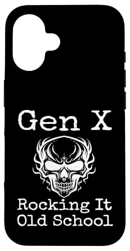 Gen X Rocking It Old School Humor Lustiger Spruch Generation X Hülle für iPhone 16 Gen X Rocking It Old School Humor Lustiger Spruch Generation X Hülle für iPhone 16 von GenX Humor