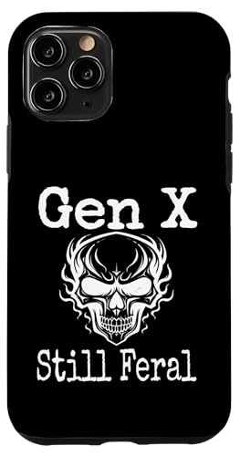 Gen X Still Feral Skull Humor Lustiger Spruch Generation X Hülle für iPhone 11 Pro Gen X Still Feral Skull Humor Lustiger Spruch Generation X Hülle für iPhone 11 Pro von GenX Humor