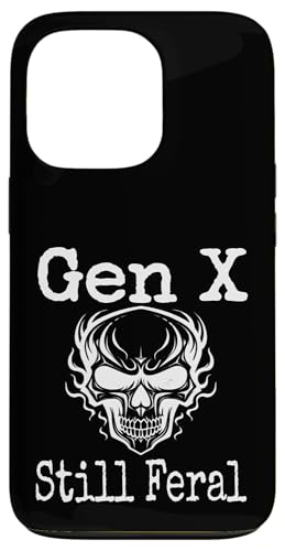 Gen X Still Feral Skull Humor Lustiger Spruch Generation X Hülle für iPhone 13 Pro Gen X Still Feral Skull Humor Lustiger Spruch Generation X Hülle für iPhone 13 Pro von GenX Humor