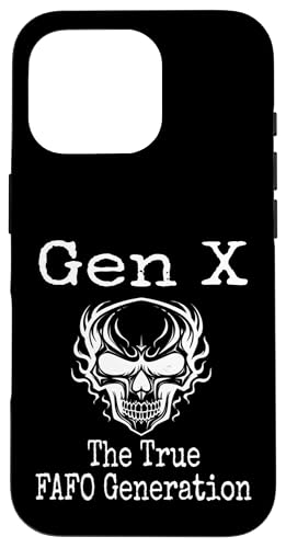 Gen X The True FAFO Generation Humor Funny Spruch Generation Hülle für iPhone 16 Pro Gen X The True FAFO Generation Humor Funny Spruch Generation Hülle für iPhone 16 Pro von GenX Humor